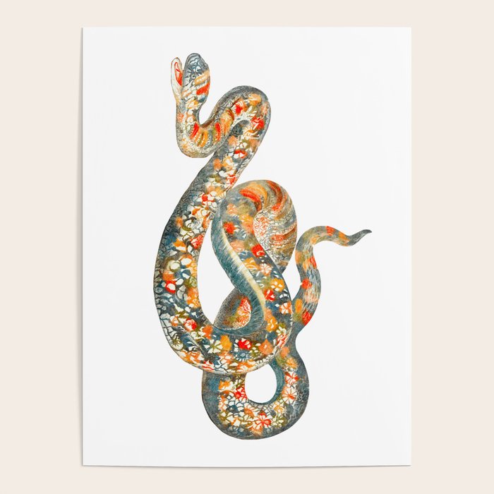 A snake by Johan Teyler  Poster Gallery Image 4