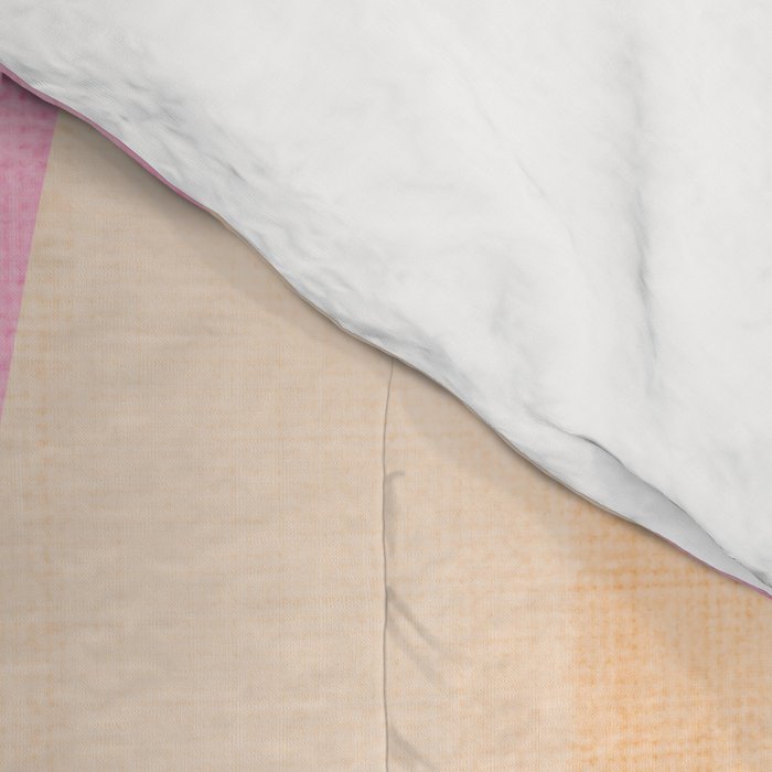 Mid Mod Deco Diamond Pattern 2. Peachy Comforter Gallery Image 4