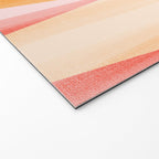 Mid Mod Deco Diamond Pattern 2. Peachy Welcome Mat Gallery Image 2