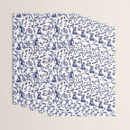 Abstract women between shapes II Wrapping Paper Gallery Image 3