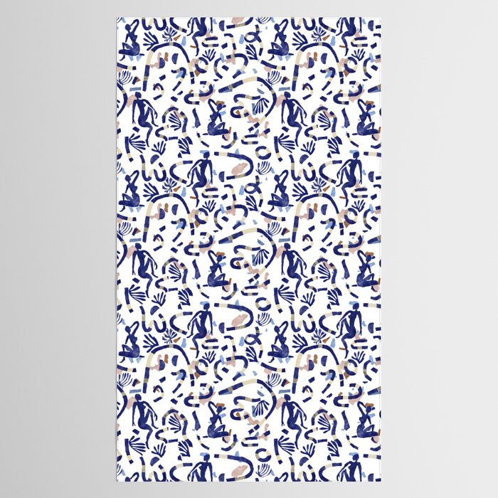 Abstract women between shapes II Tablecloth Gallery Image 2