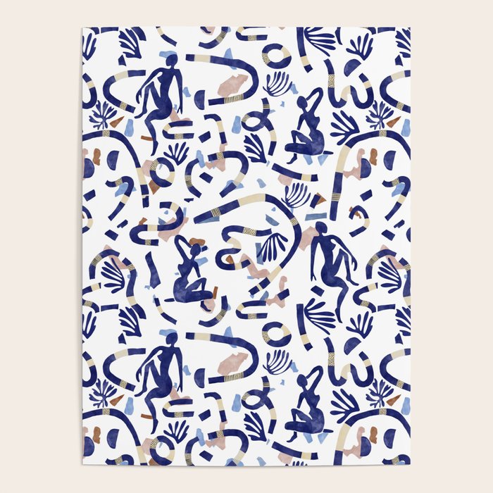 Abstract women between shapes II Poster Gallery Image 4