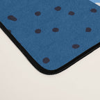 First Light - Orange and Blue Abstract Botanical Desk Mat Gallery Image 4