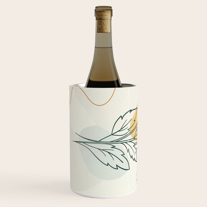 Little Line Flowers Wine Chiller Gallery Image 2