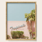 Tropicale Lounge - Retro Palm Springs Photography, Midcentury  Serving Tray Gallery Image 1