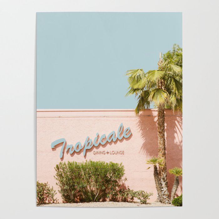 Tropicale Lounge - Retro Palm Springs Photography, Midcentury  Poster Gallery Image 1