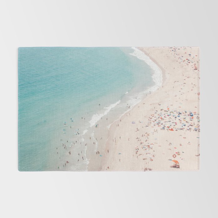 Beach Summer Seaside - Aerial Beach photography by Ingrid Beddoes Rug Gallery Image 2