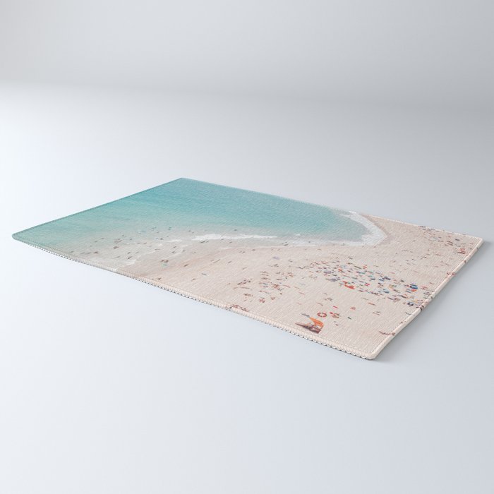 Beach Summer Seaside - Aerial Beach photography by Ingrid Beddoes Rug Gallery Image 3