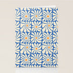 Vintage daisy flower art pattern Stationery Card Gallery Image 2
