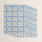 Vintage daisy flower art pattern Wrapping Paper Gallery Image 3