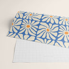 Vintage daisy flower art pattern Wrapping Paper Gallery Image 2