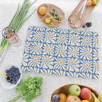 Vintage daisy flower art pattern Cutting Board Gallery Image 2