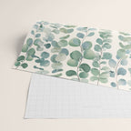 Watercolor Eucalyptus Leaves Wrapping Paper Gallery Image 2