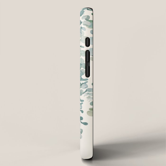 Watercolor Eucalyptus Leaves iPhone Case Gallery Image 2