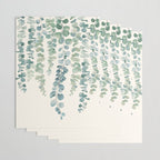 Watercolor Eucalyptus Leaves Wrapping Paper Gallery Image 3