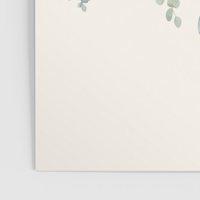 Watercolor Eucalyptus Leaves Poster Gallery Image 3