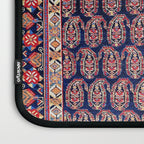 Afshar Persian Kerman  Antique Rug Print Laptop Sleeve Gallery Image 3