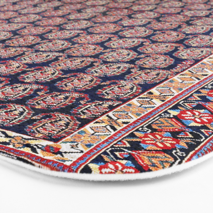 Afshar Persian Kerman  Antique Rug Print Bath Mat Gallery Image 3