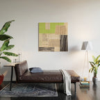 One Color Collection / Light Green Wood Wall Art Gallery Image 2