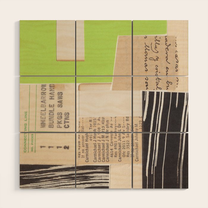 One Color Collection / Light Green Wood Wall Art Gallery Image 1
