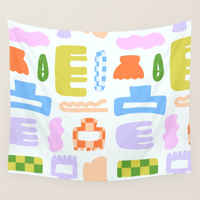 Hair Clips & Claws Wall Tapestry Gallery Image 4