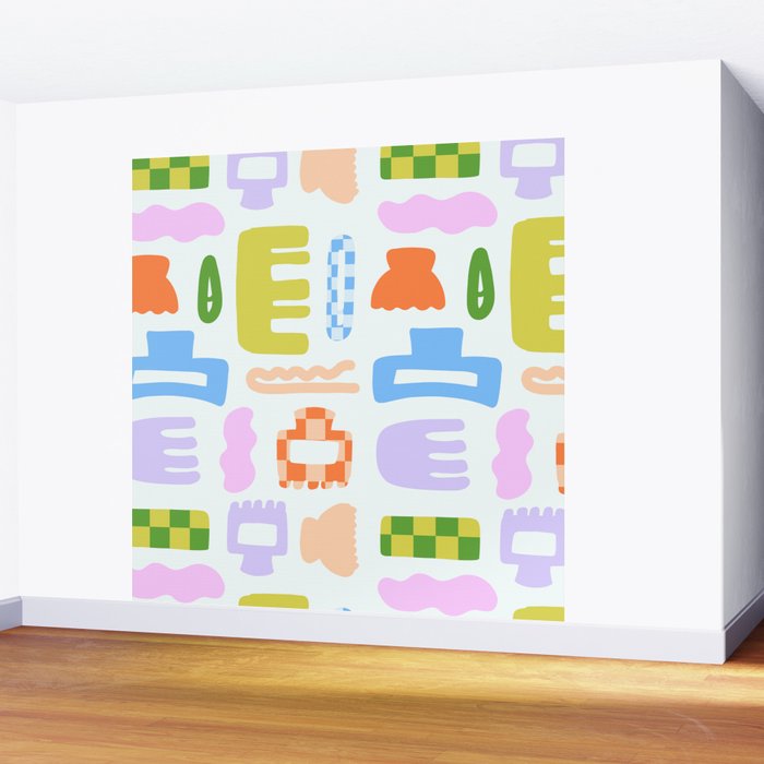 Hair Clips & Claws Wall Mural Gallery Image 2