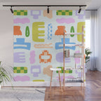 Hair Clips & Claws Wall Mural Gallery Image 1