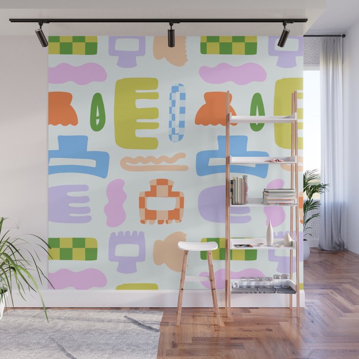 Hair Clips & Claws Wall Mural Gallery Image 1