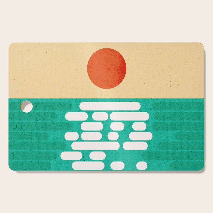 Sun over the sea Cutting Board Gallery Image 1