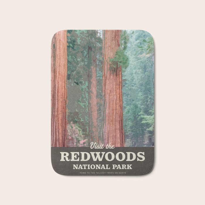 Visit the Redwoods National Park Bath Mat Gallery Image 1
