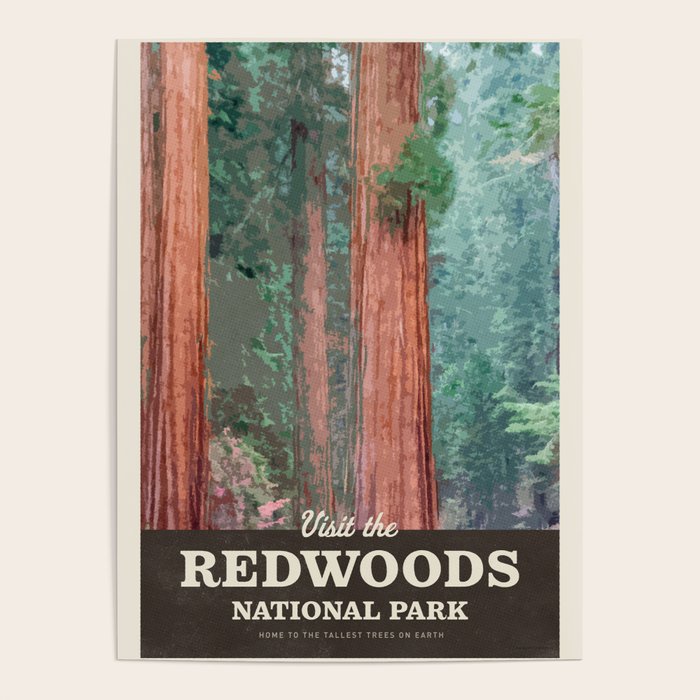 Visit the Redwoods National Park Poster Gallery Image 4