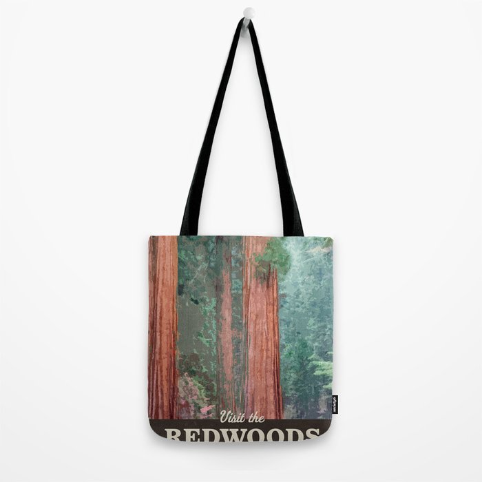 Visit the Redwoods National Park Tote Bag Gallery Image 2