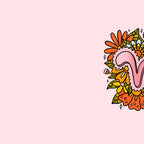 Virgo Flowers Coffee Mug Gallery Image 2