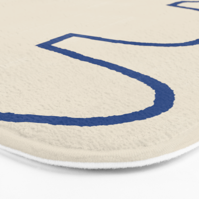 Line Art Study Shape Vase No.8 Bath Mat Gallery Image 3
