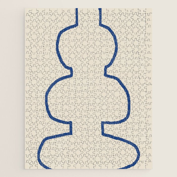 Line Art Study Shape Vase No.8 Jigsaw Puzzle Gallery Image 1