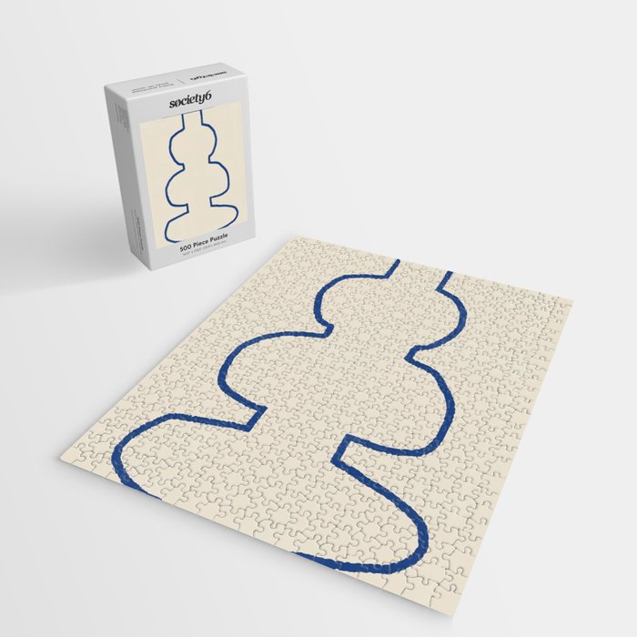 Line Art Study Shape Vase No.8 Jigsaw Puzzle Gallery Image 2
