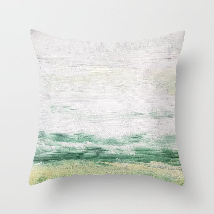Abstract Oil Painting No. 113 Throw Pillow Gallery Image 1