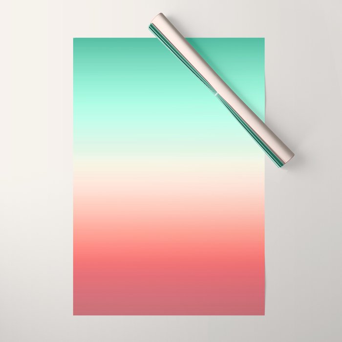 Color gradient background - fading sunset sky colors Wrapping Paper Gallery Image 1