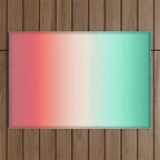Color gradient background - fading sunset sky colors Outdoor Rug Gallery Image 1