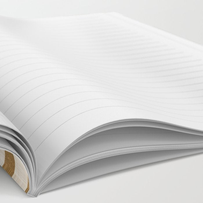 Gold Tropical Leaf Notebook Gallery Image 2