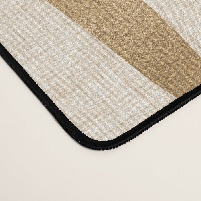 Gold Tropical Leaf Desk Mat Gallery Image 4