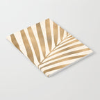 Gold Tropical Leaf Notebook Gallery Image 2