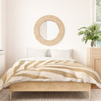 Gold Tropical Leaf Duvet Cover Gallery Image 3