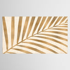 Gold Tropical Leaf Tablecloth Gallery Image 2