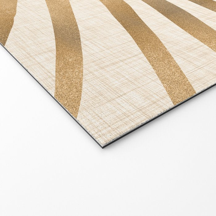 Gold Tropical Leaf Welcome Mat Gallery Image 2