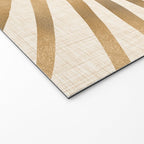 Gold Tropical Leaf Welcome Mat Gallery Image 2