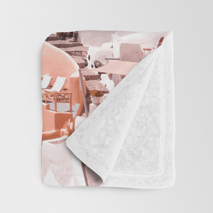 Santorini, Oia Throw Blanket Gallery Image 3