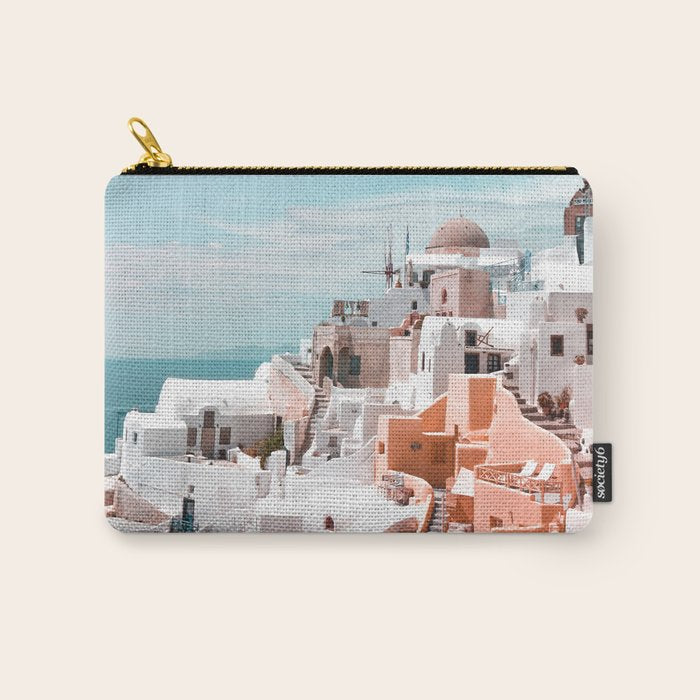 Santorini, Oia Carry All Pouch Gallery Image 1
