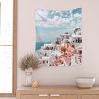 Santorini, Oia Wall Tapestry Gallery Image 2