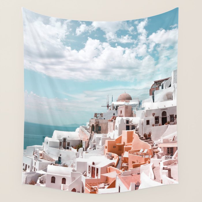 Santorini, Oia Wall Tapestry Gallery Image 4